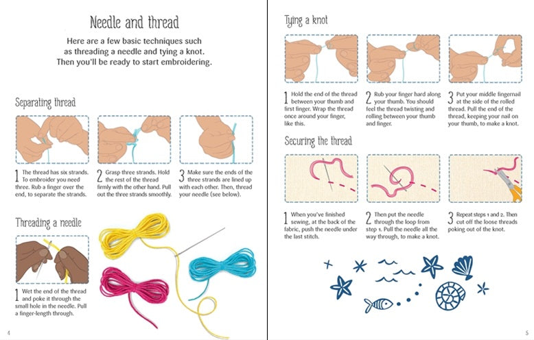Embroidery Kit: Unicorn - Cemarose Children's Fashion Boutique