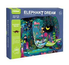 Huge Animal Shaped Puzzle- Elephant Dream 280pcs