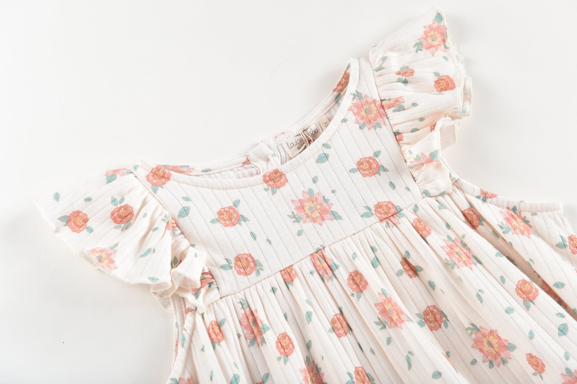 Dress Amita Off-White Flowers - Cémarose Canada