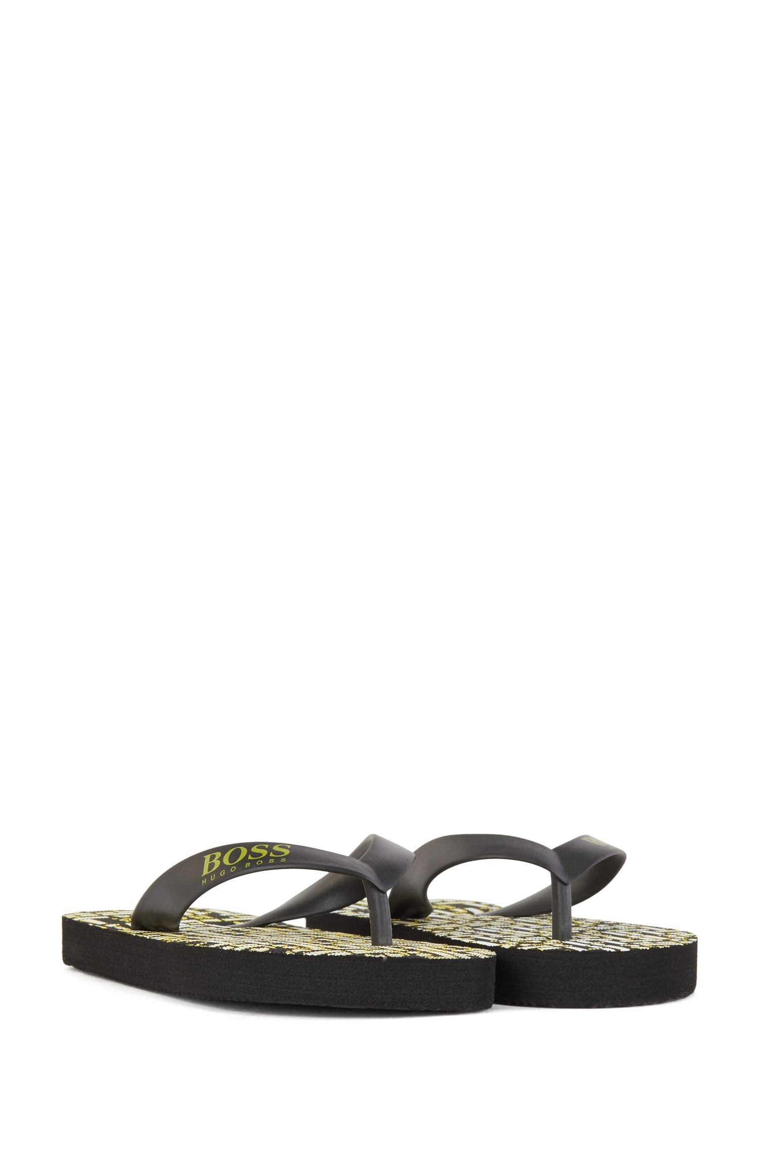 FLIP FLOP, ALLOVER PRINT SOLE, MINI ME,BLACK - Cémarose Canada