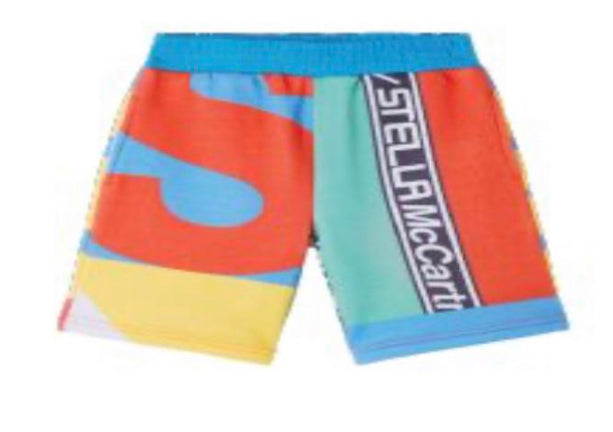 BOY SPORT GEOMETRIC FLEECE SHORTS - MC MULTI