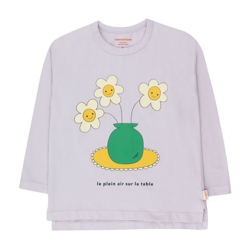 LES FLEURS TEE *lilac*