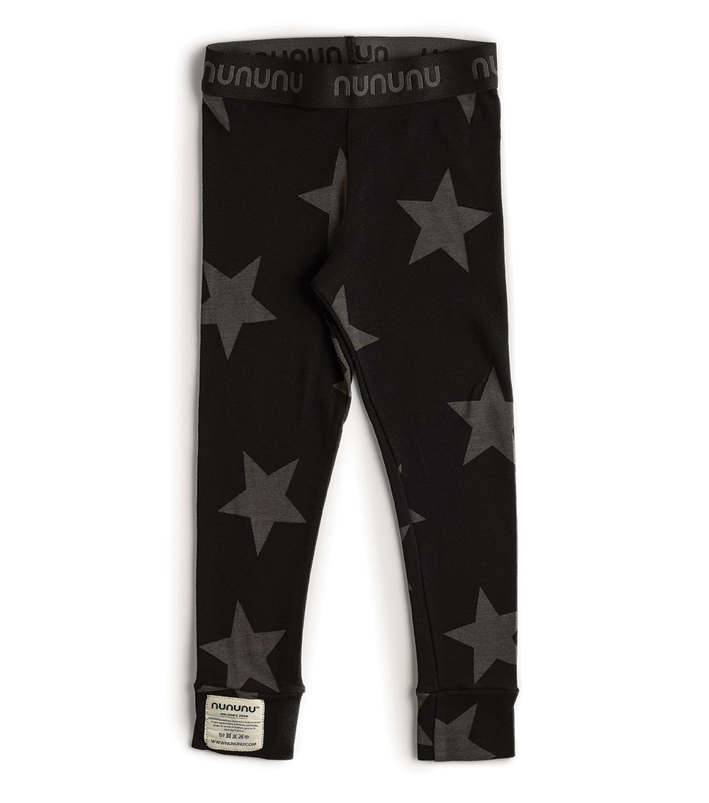 STAR LOGO WAISTBAND LEGGINGS BLACK S