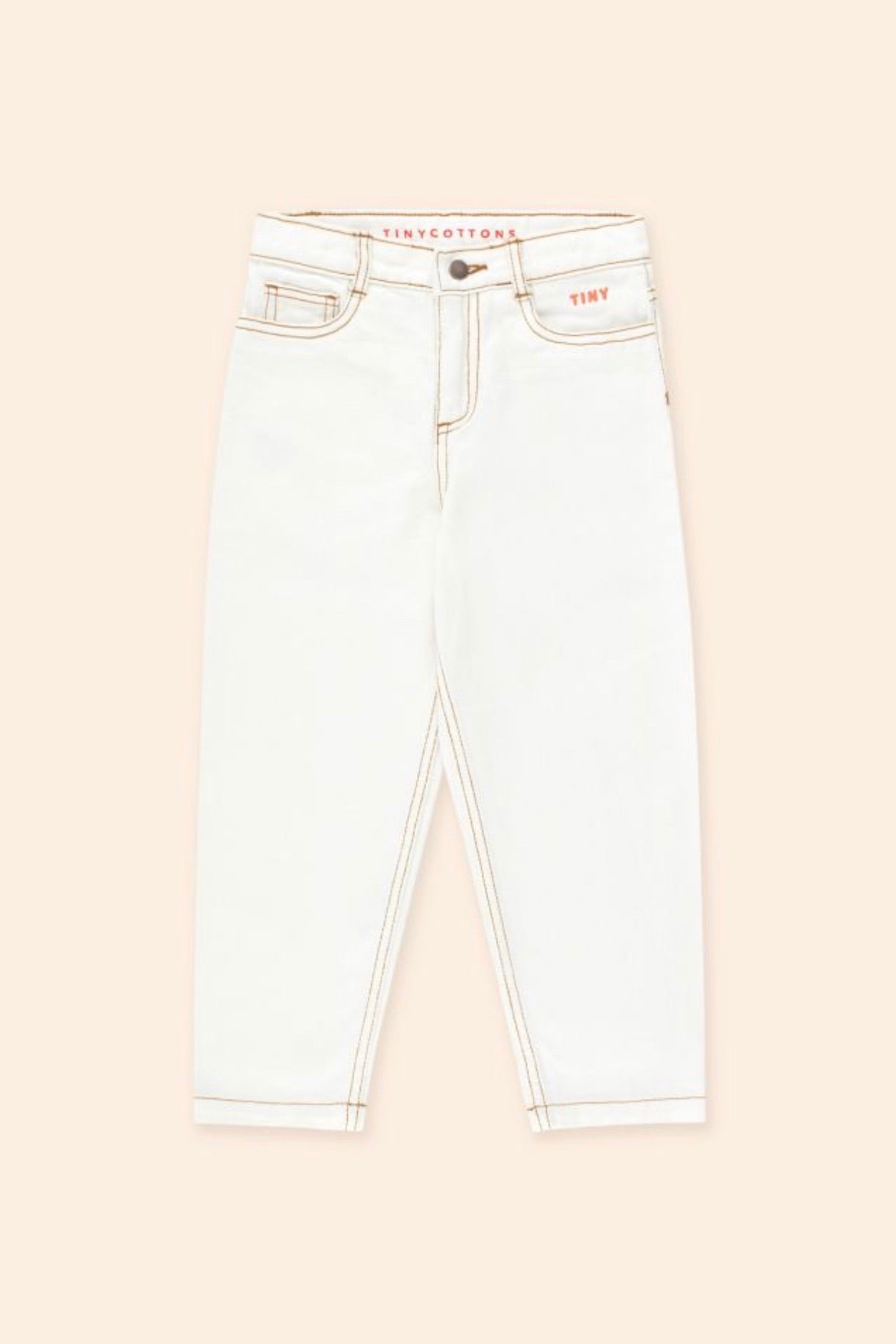 TINY BAGGY JEANS off-white - Cémarose Canada