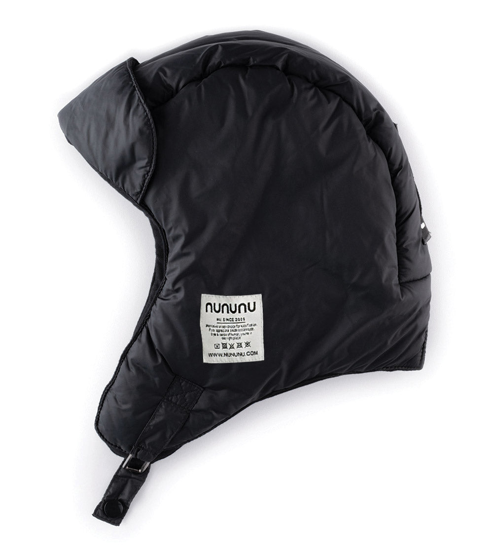PUFFY AVIATOR HAT 2.0 BLACK 