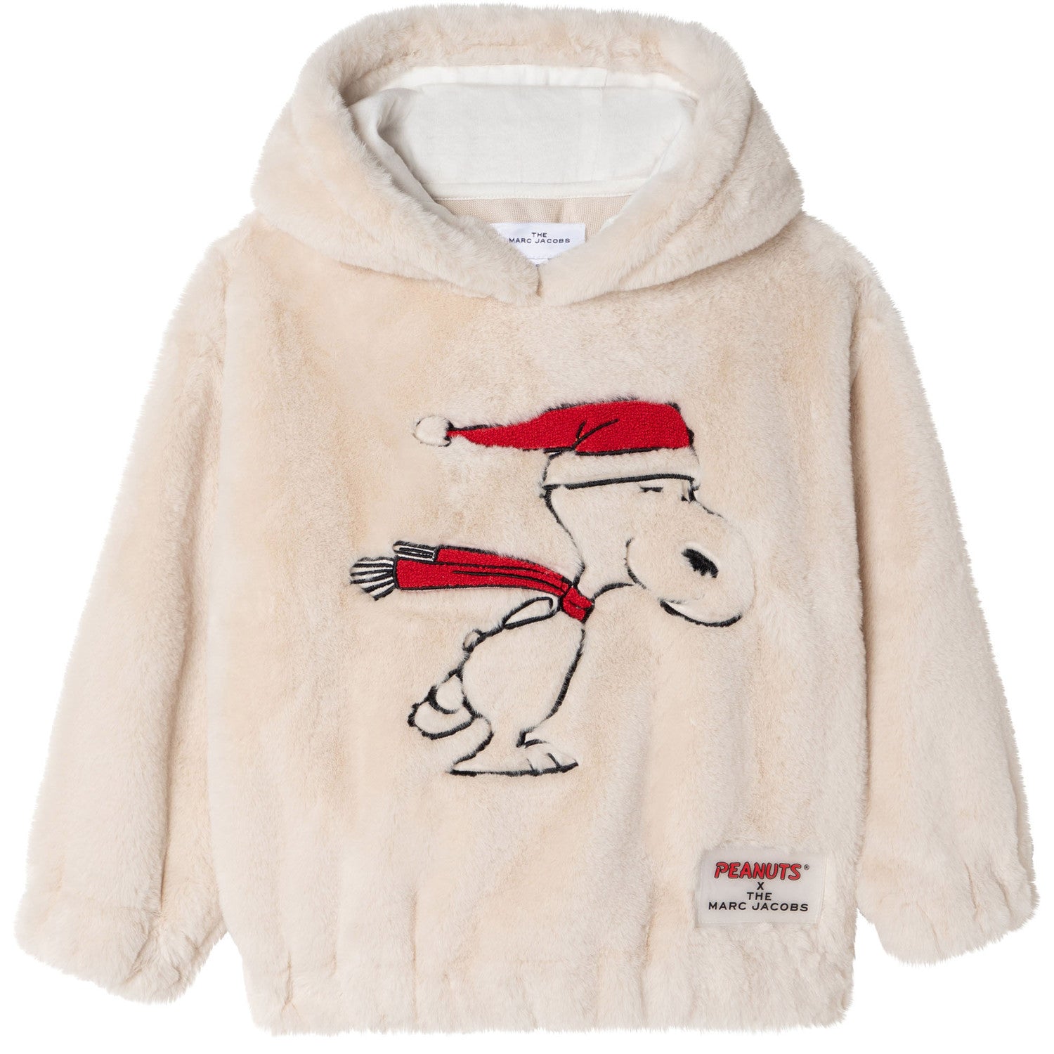 CHRISTMAS SNOOPY HOODIE, IVORY