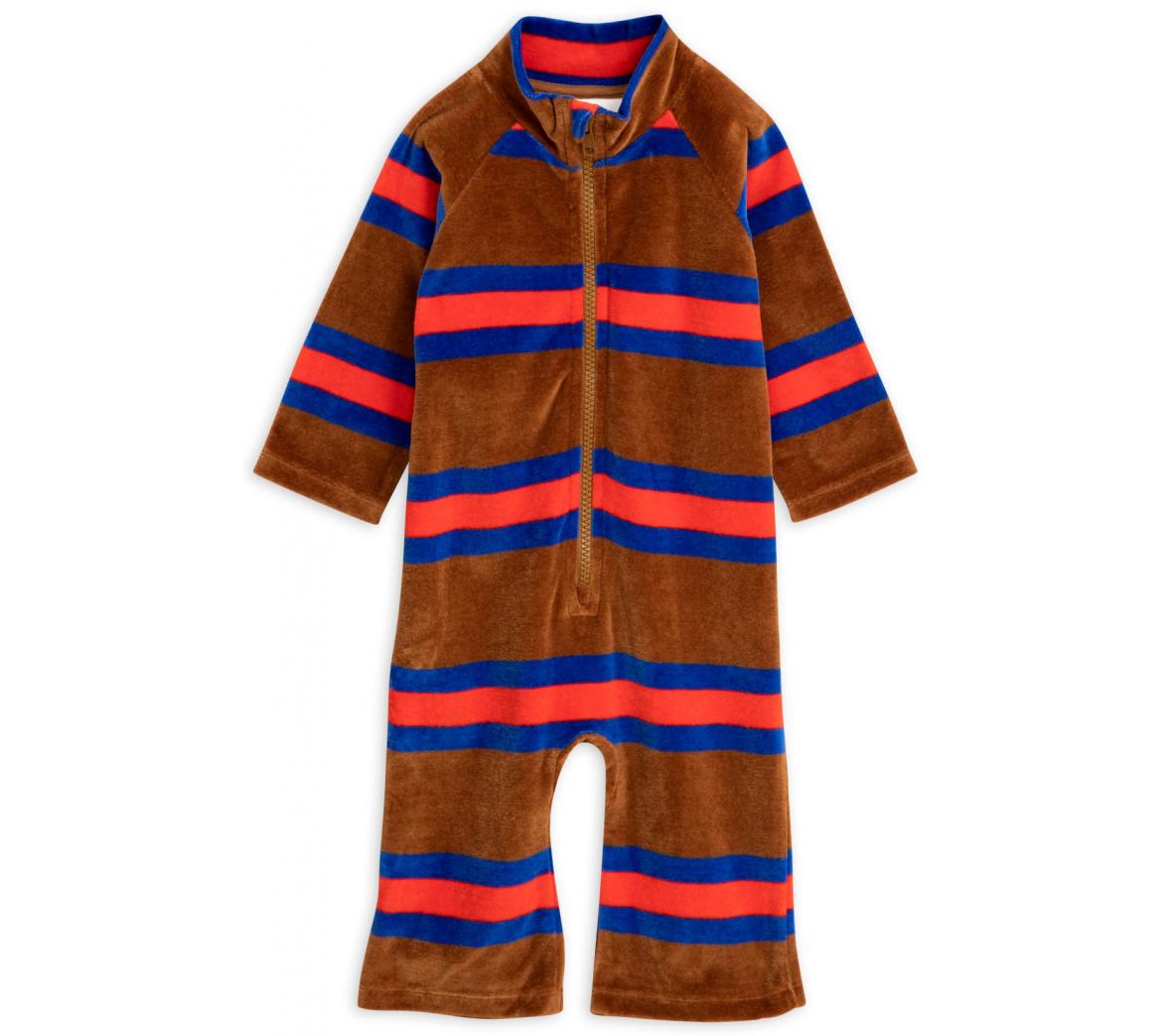 Velour stripe onesie - Cemarose Children's Fashion Boutique