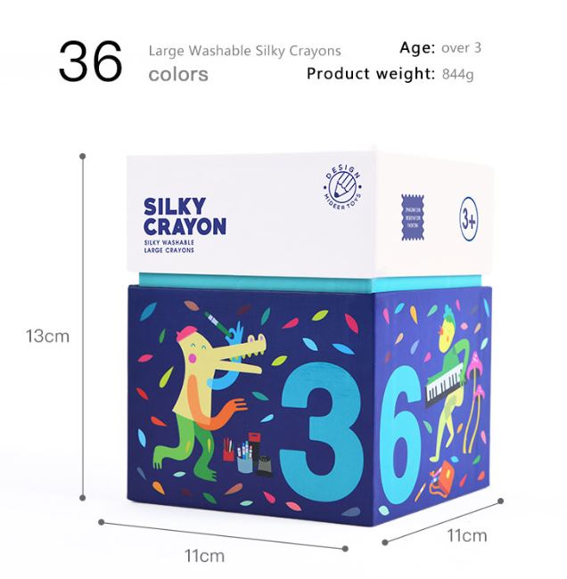 36 colors Silky Crayon - Cemarose Children's Fashion Boutique
