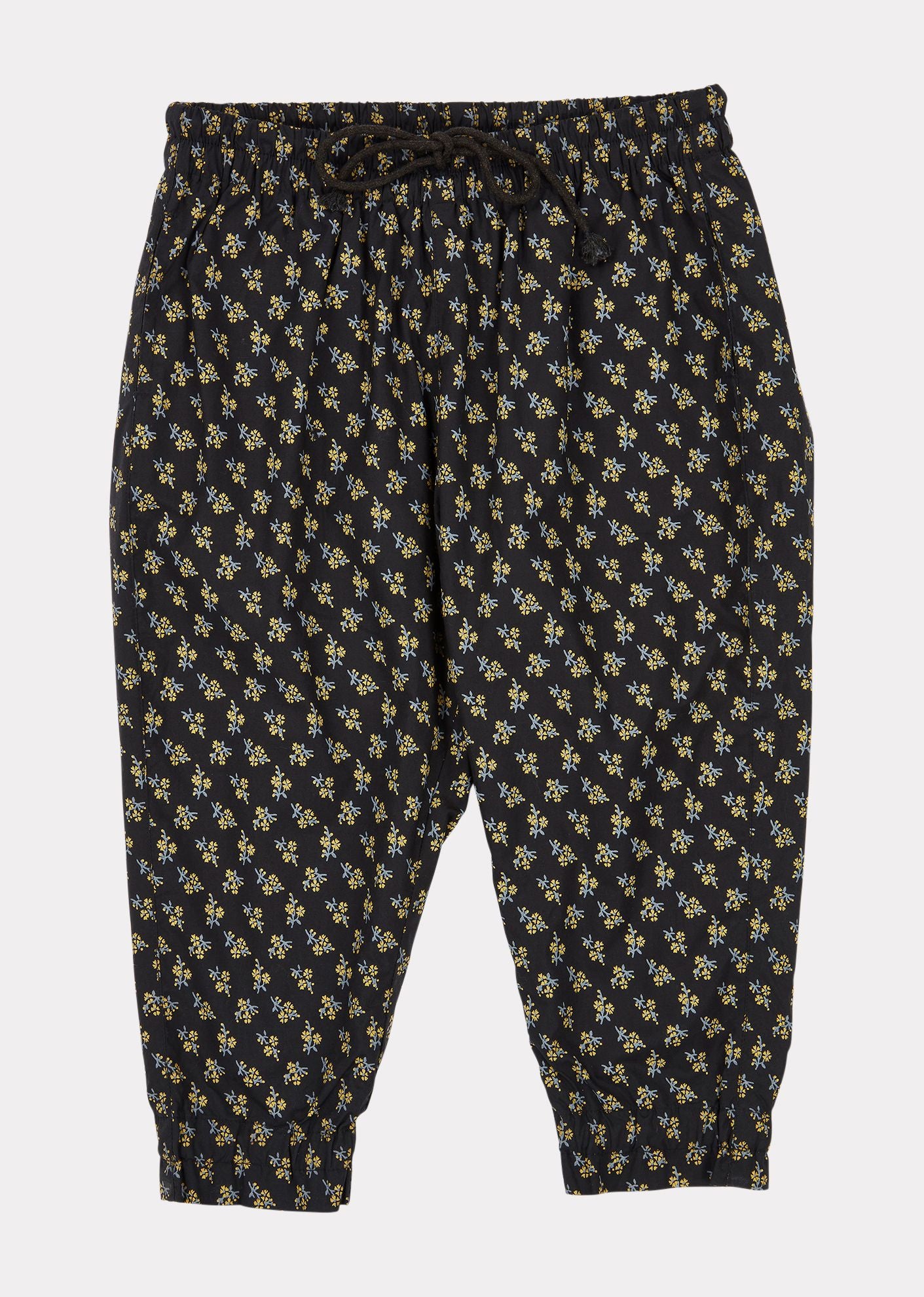 WOODPIDGEON TROUSERS,BLK YELLOW SMALL FLORAL - Cémarose Canada
