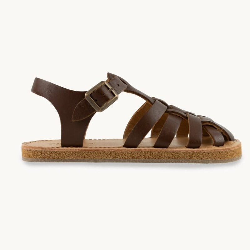 BRAIDED SANDALS *chocolate*