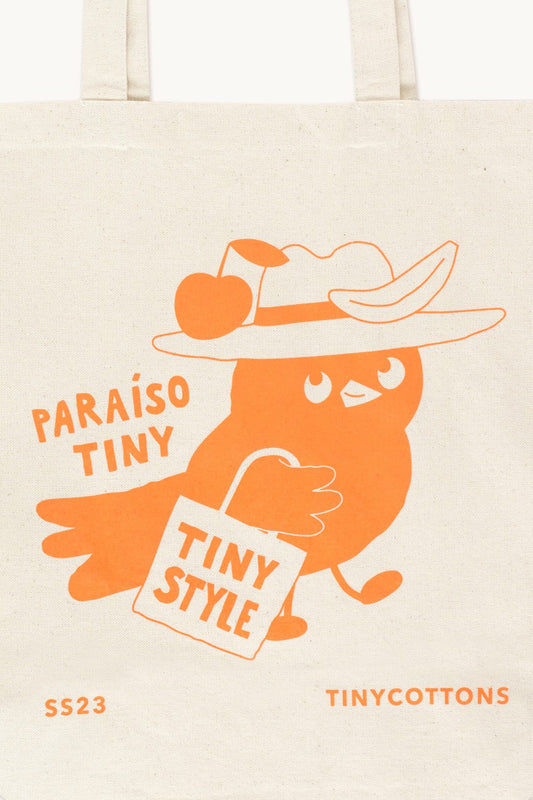 PARAISO TINY MERCHANDISE BAG *light cream/tangerin