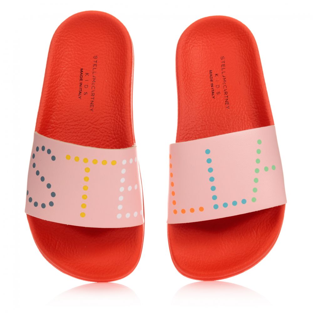 KID GIR LOGO SLIDERS,PINK - Cémarose Canada