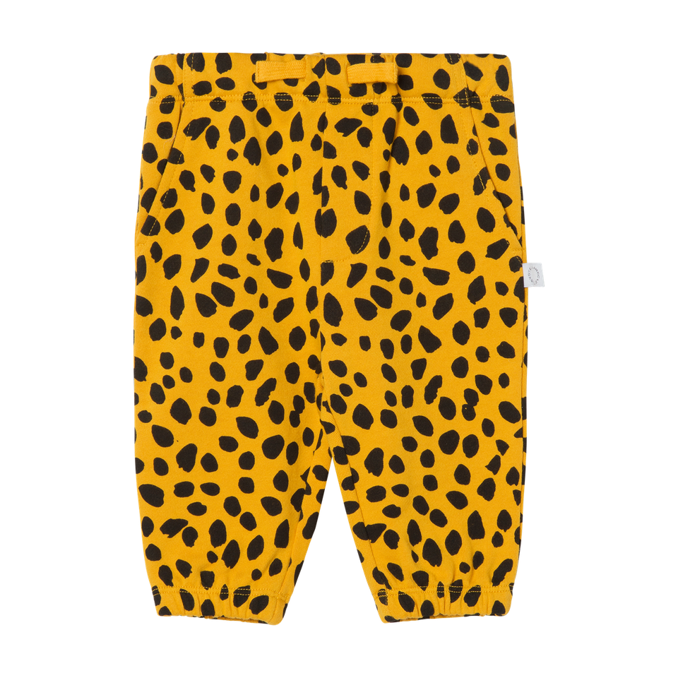 BABY BOY CHEETAH DOTS JOGGERS,ORANGE - Cémarose Canada