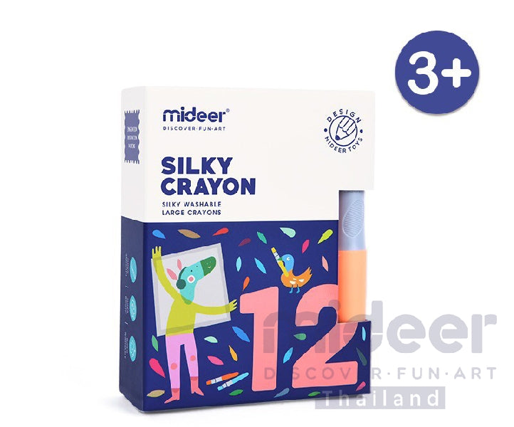 12 colors Silky Crayon - Cémarose Canada