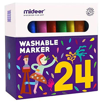 Washable Triangular Markers - 24