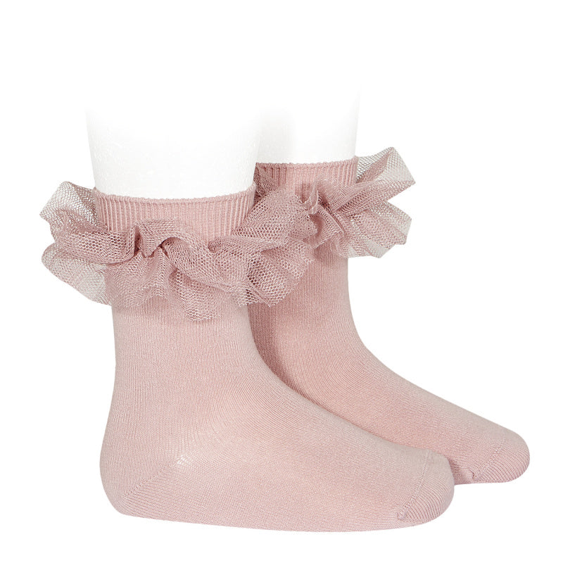 Tulle Ruffle Short Socks, 2.494/4-526 - Cemarose Children's Fashion Boutique