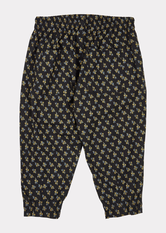 WOODPIDGEON TROUSERS,BLK YELLOW SMALL FLORAL - Cémarose Canada